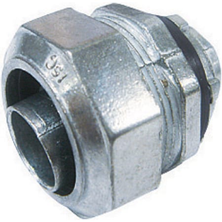 Gampak Conduit Fitting Connector, Liquid-Tight, Die Cast Zinc, Red 49430
